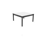 Jemini T-Table Multipurpose Classroom Table 600x600x460mm Flat Pack Grey/Black KF882427 KF882427