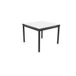 Jemini T-Table Multipurpose Classroom Table 600x600x530mm Flat Pack Grey/Black KF882429 KF882429