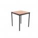 Jemini Titan Multipurpose Classroom Table 600x600x760mm BeechBlack KF882436 KF882436