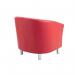 Jemini Tub Polyurethane Armchair Red KF882441 KF882441