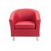 Jemini Tub Polyurethane Armchair Red KF882441 KF882441