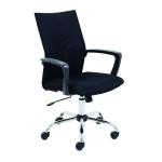 Jemini One Task Mesh Chair with Fixed Arms Black KF90000 KF90000