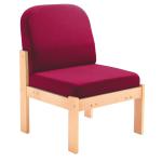 FF First Wooden Reception Side Chair Claret OF0309CL KF90253