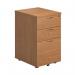 First 3 Drawer Under Desk Pedestal 404x500x690mm Nova Oak KF90260 KF90260