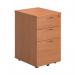 First 3 Drawer Under Desk Pedestal 404x500x690mm Beech KF90261 KF90261