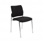 FF First Verona Fabric Side Chair Chrome Frame CH3511BK KF90266