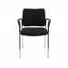 FF First Verona Fabric Arm Chair Chrome Frame CH3509BK KF90268