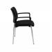 FF First Verona Fabric Arm Chair Chrome Frame CH3509BK KF90268