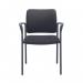 FF First Verona Fabric Arm Chair Black Frame CH3508BK KF90269