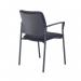 FF First Verona Fabric Arm Chair Black Frame CH3508BK KF90269
