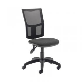 VOW First Medway High Back Operator Chair 640x640x1010-1175 Charcoal KF90271 KF90271