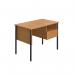 Jemini Eco 18 Homework Desk Four Leg 1000x500x40mm Oak KF90356