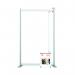 Nobo Modular Desk Divider Screen Extension Acrylic 600x50x1000mm Clear KF90380 KF90380