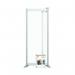 Nobo Modular Desk Divider Screen Extension Acrylic 400x50x1000mm Clear KF90381 KF90381