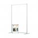 Nobo Modular Free Standing Room Divider Acrylic 1200x50x1800mm Clear KF90382 KF90382