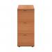 Jemini 3 Drawer Filing Cabinet 464x600x1030mm Beech Version 2 KF90457 KF90457