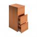 Jemini 3 Drawer Filing Cabinet 464x600x1030mm Beech Version 2 KF90457 KF90457