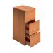 Jemini 3 Drawer Filing Cabinet 464x600x1030mm Beech Version 2 KF90457 KF90457