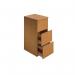 Jemini 3 Drawer Filing Cabinet 464x600x1030mm Nova Oak KF90461 KF90461