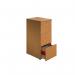 Jemini 3 Drawer Filing Cabinet 464x600x1030mm Nova Oak KF90461 KF90461