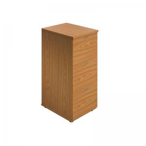 VOW Jemini 3 Drawer Filing Cabinet 464x600x1030mm Nova Oak KF90461