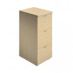 Jemini 3 Drawer Filing Cabinet 464x600x1030mm Maple KF90462 KF90462