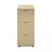 Jemini 3 Drawer Filing Cabinet 464x600x1030mm Maple KF90462 KF90462