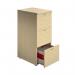 Jemini 3 Drawer Filing Cabinet 464x600x1030mm Maple KF90462 KF90462