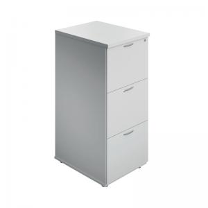 VOW Jemini 3 Drawer Filing Cabinet 464x600x1030mm White KF90464