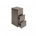 Jemini 3 Drawer Filing Cabinet 464x600x1030mm Grey Oak KF90465 KF90465