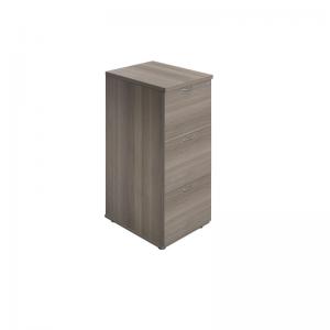 VOW Jemini 3 Drawer Filing Cabinet 464x600x1030mm Grey Oak KF90465