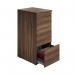 Jemini 3 Drawer Filing Cabinet 464x600x1030mm Dark Walnut KF90466 KF90466