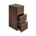 Jemini 3 Drawer Filing Cabinet 464x600x1030mm Dark Walnut KF90466 KF90466