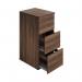 Jemini 3 Drawer Filing Cabinet 464x600x1030mm Dark Walnut KF90466 KF90466