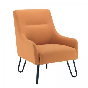 VOW Jemini Reception Armchair Hairpin Leg Mustard KF90467 KF90467