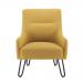 Jemini Reception Armchair Hairpin Leg Mustard KF90467 KF90467