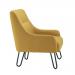 Jemini Reception Armchair Hairpin Leg Mustard KF90467 KF90467