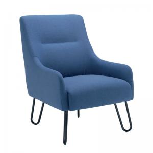 VOW Jemini Reception Armchair Hairpin Leg Navy KF90468 KF90468