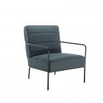 Jemini Wire Frame Reception Armchair 620x880x830mm Grey KF90472 KF90472