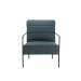 Jemini Wire Frame Reception Armchair 620x880x830mm Grey KF90472 KF90472