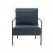 Jemini Wire Frame Reception Armchair 620x880x830mm Grey KF90472 KF90472