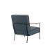 Jemini Wire Frame Reception Armchair 620x880x830mm Grey KF90472 KF90472