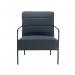 Jemini Wire Frame Reception Armchair 620x880x830mm Grey KF90472 KF90472