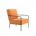 Jemini Wire Frame Reception Armchair 620x880x830mm Mustard KF90477 KF90477