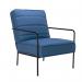 Jemini Wire Frame Reception Armchair 620x880x830mm Navy KF90478 KF90478