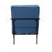 Jemini Wire Frame Reception Armchair 620x880x830mm Navy KF90478 KF90478