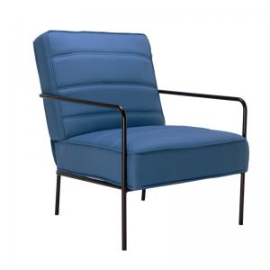 VOW Jemini Wire Frame Reception Armchair 620x880x830mm Navy KF90478