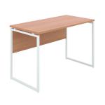 Jemini Soho Square Leg Desk 1200x600x770mm Beech/White KF90487 KF90487