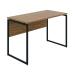 Jemini Soho Square Leg Desk 1200x600x770mm Oak/Black Leg KF90490