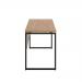 Jemini Soho Square Leg Desk 1200x600x770mm Oak/Black Leg KF90490 KF90490